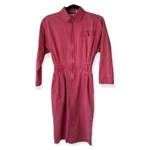 David Benjamin Red Zip Up Dress 4